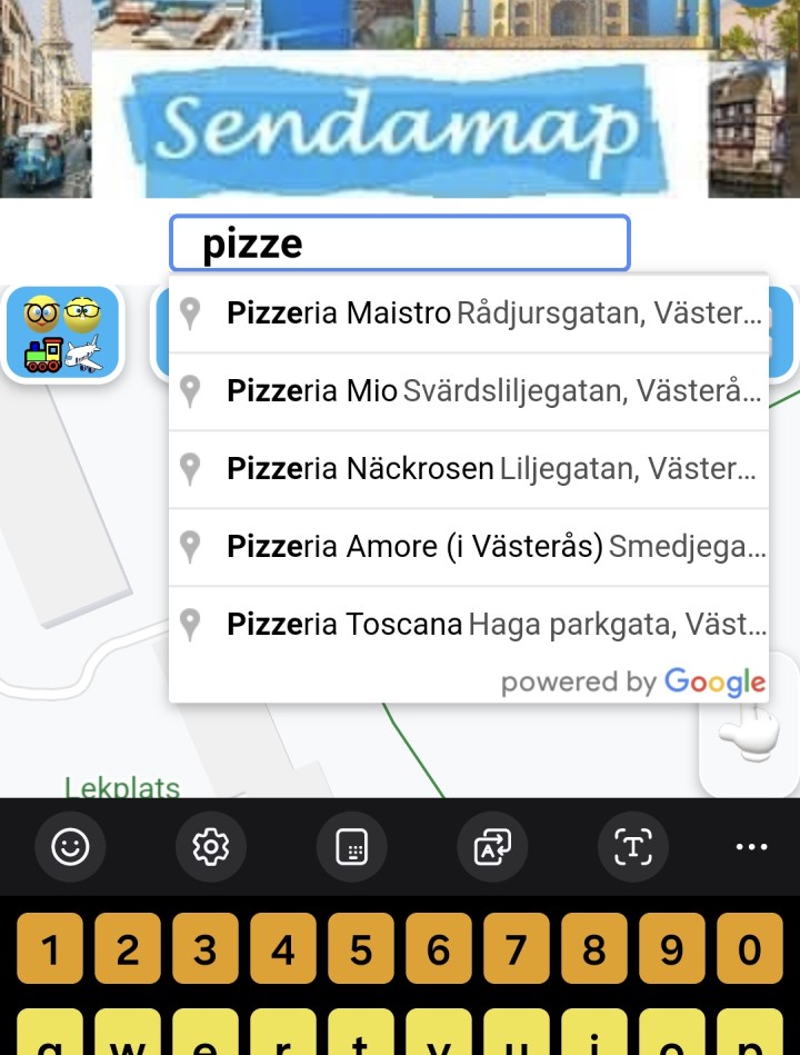 Sendamap